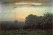 George Inness Morgen Spain oil painting artist